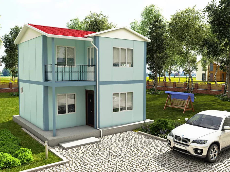82 m² Dubleks 2+1 Prefabrik Ev