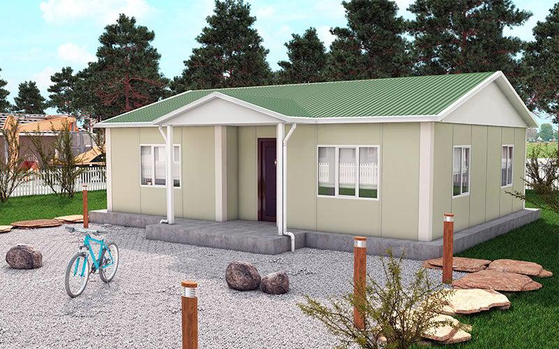 82 m² 3+1 Tek Kat Prefabrik Ev